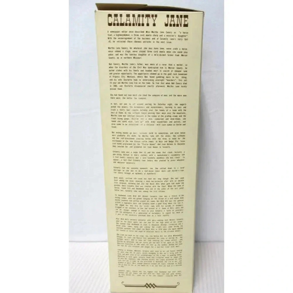 Calamity Jane Whiskey Decanter McCormick Distillery Gunfighter Series IN BOX - Picture 9 of 10